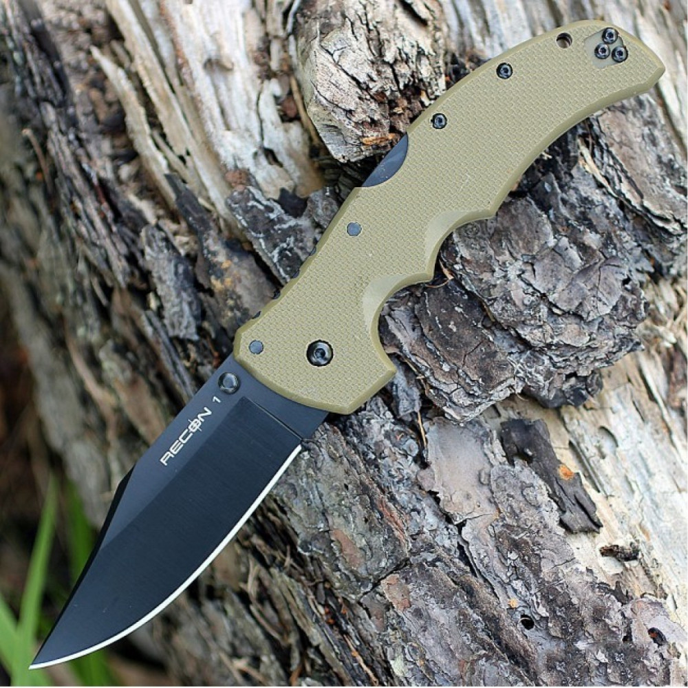 Нож COLD STEEL RECON 1 CLIP GREEN CS_27TLCVG